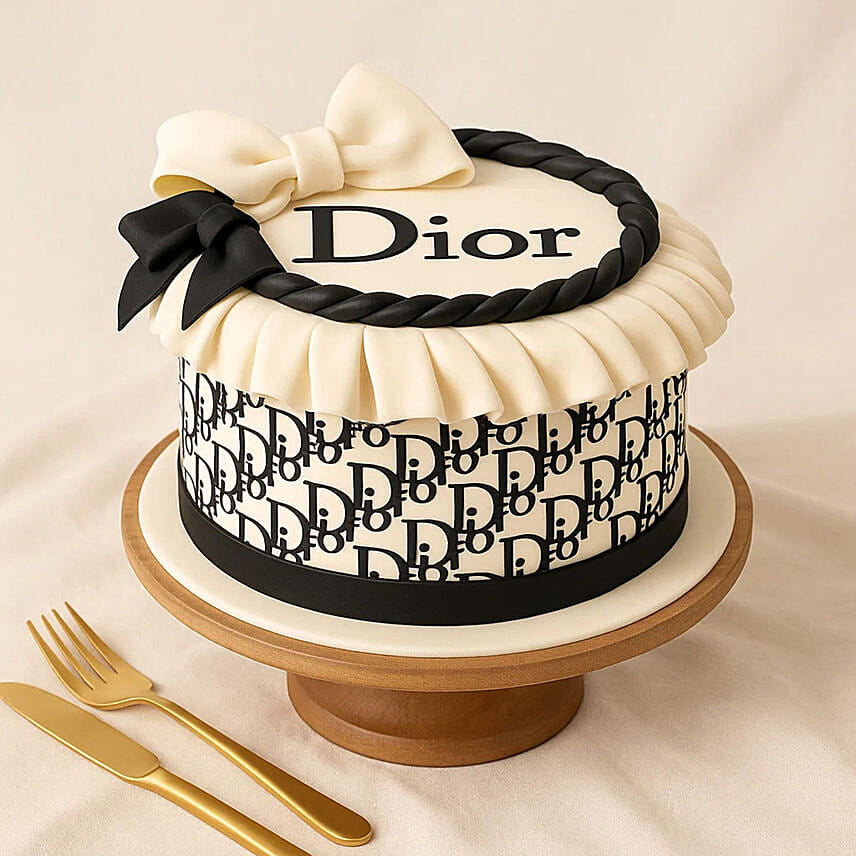 Dior Love Designer Cake: Wedding Anniversary Cake