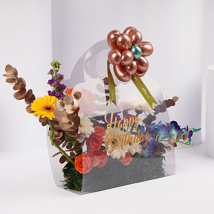 Premium Birthday Arrangement: Vase Arrangements