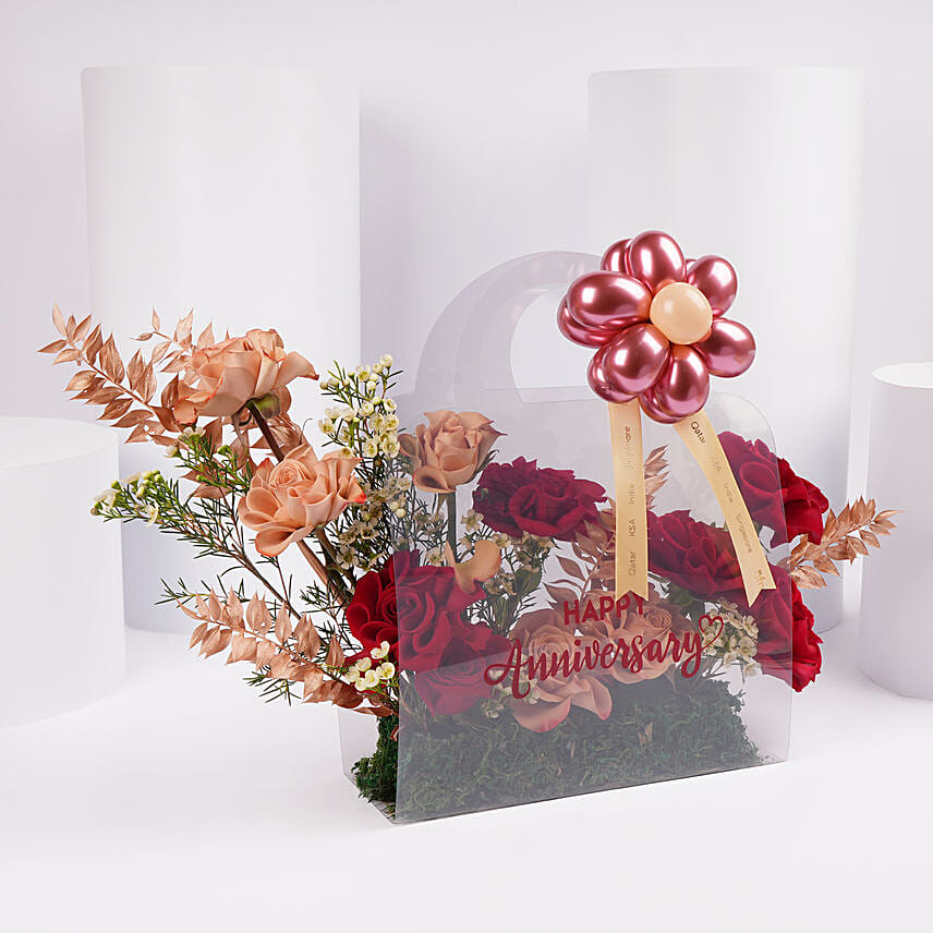 Anniversary Floral Surprise: Vase Arrangements