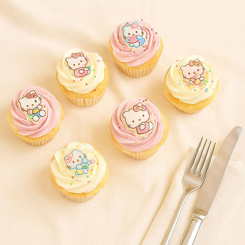 Hello Kitty Cupcakes: 