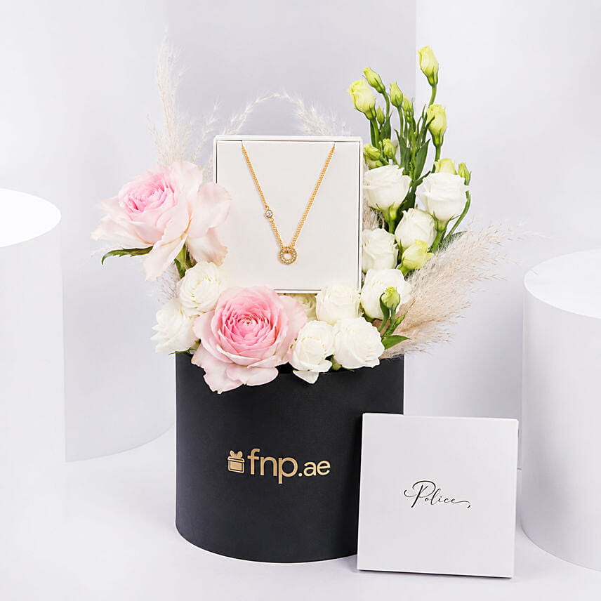 Police Gold Plated DuoLayer Necklace for Her: Police Accessories