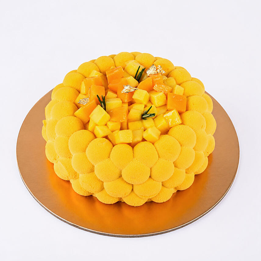 Mango Bliss Bubble Cake: Mango Cakes