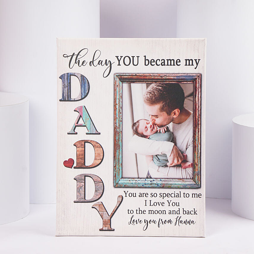 Daddy Love Photo Frame: Father's Day Gifts