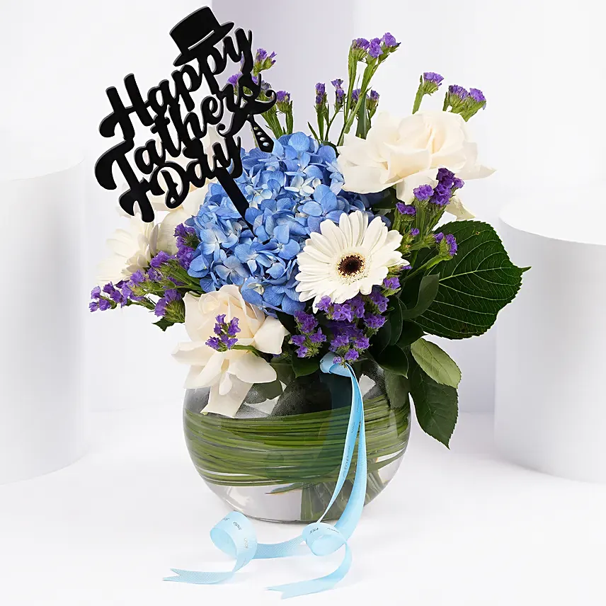 Fathers Grace Floral Bowl: Father's Day Bouquet