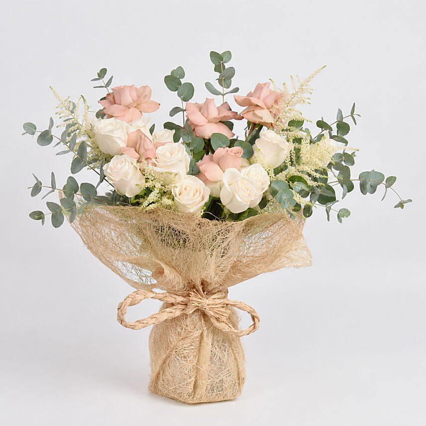 Rose Affection Bouquet: White Rose Bouquets