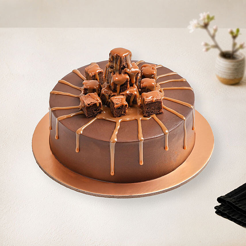 Special Brownie Caramel Cake: Chocolate Birthday Cakes