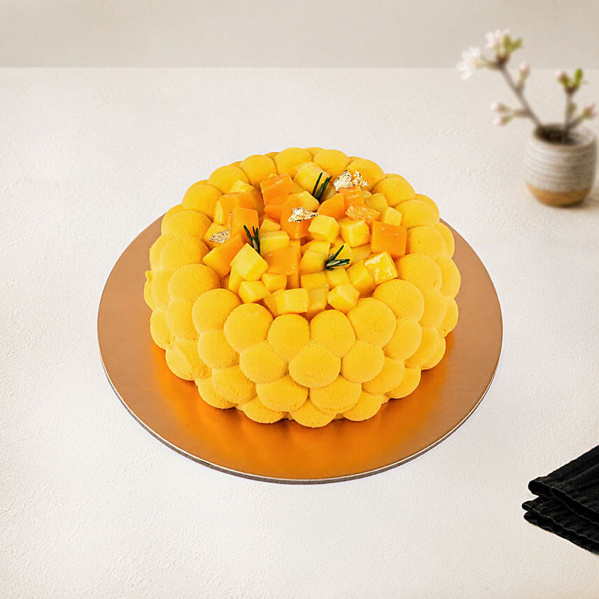 Mango Bliss Bubble Cake: Mango Cakes