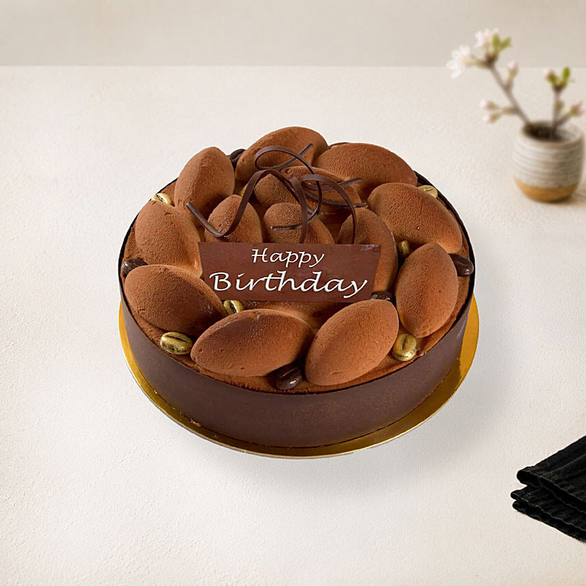 Half Kg Tiramisu Cake For Birthday: Birthday Cakes for Her