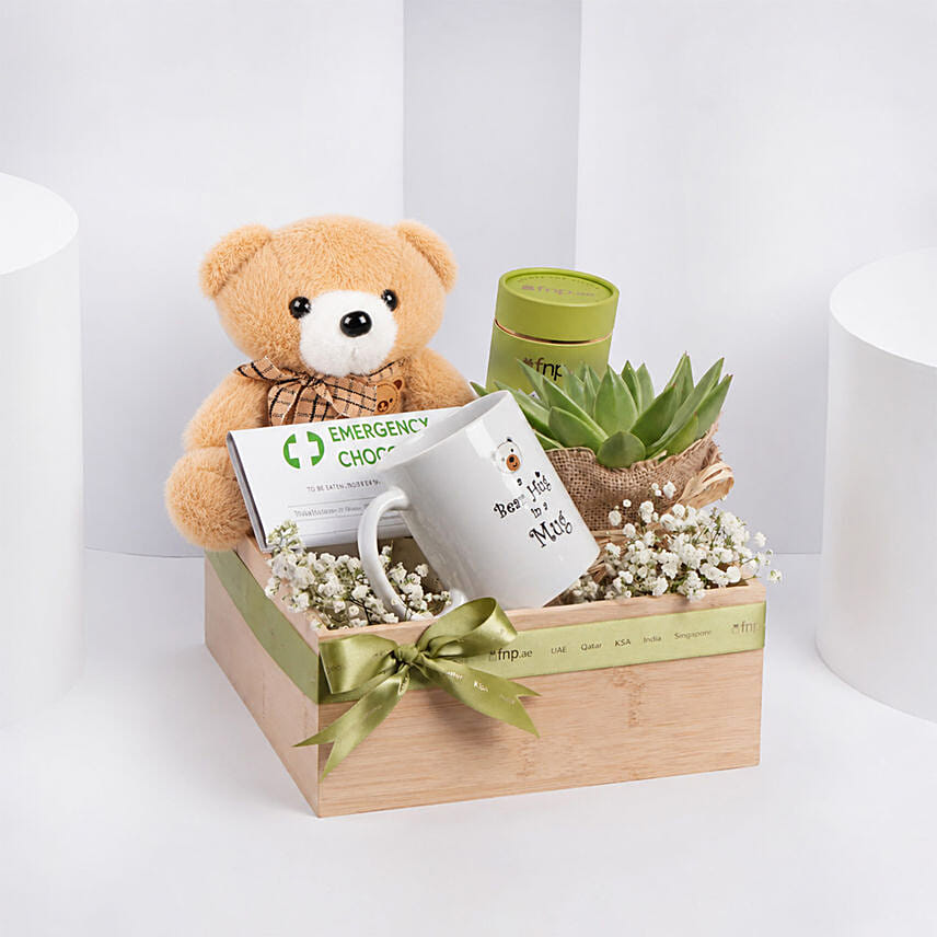 Bear Hugs Get Well Soon Hamper: 