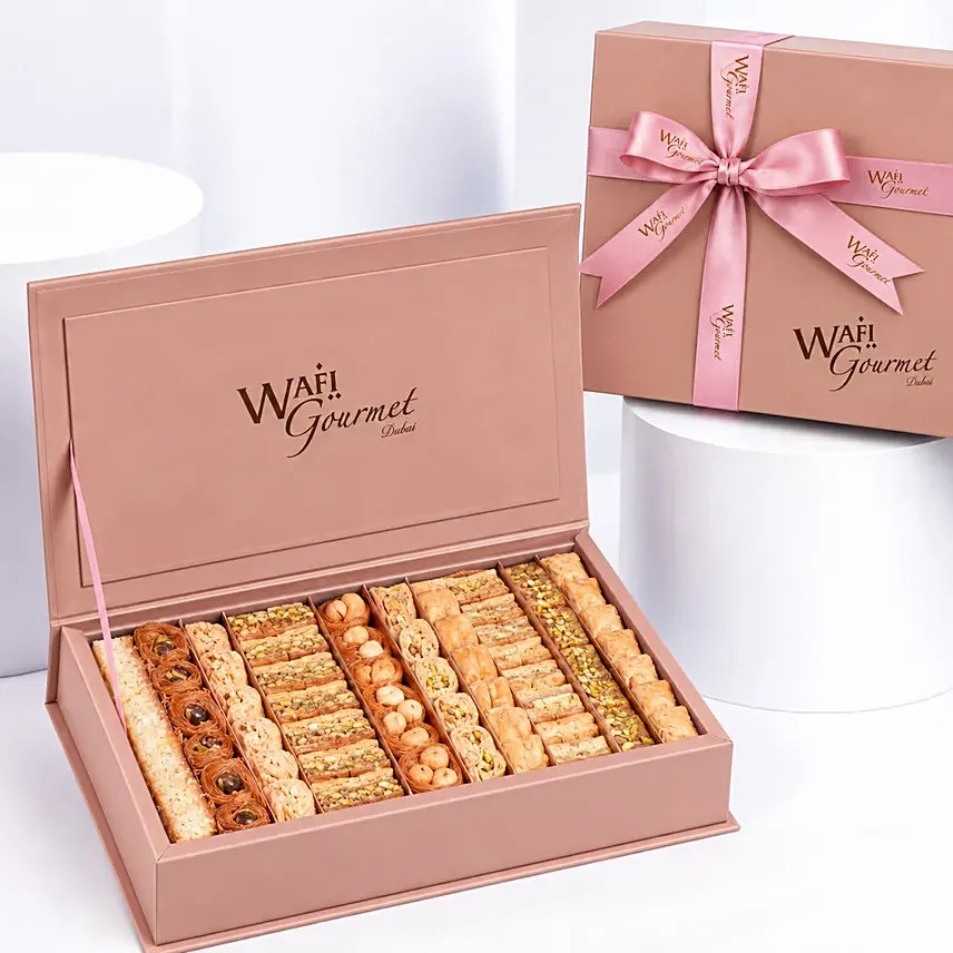 Mixed Baklawa Gift Box By Wafi: 