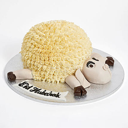 2 Kg Sheep Choco Cake: Eid Cakes