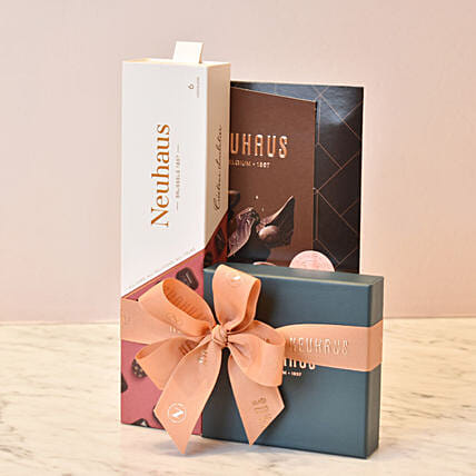 All Dark Arrangement By Neuhaus: Chocolate Hampers