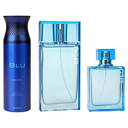 Blu Gift Set For Him: Ajmal Perfumes