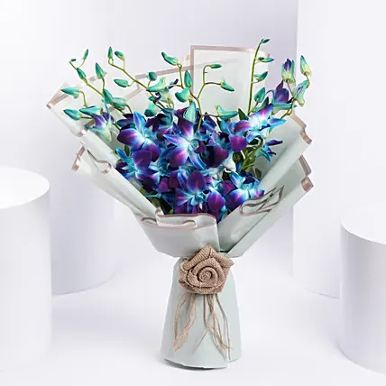 Blue Orchids Bouquet: Gifts 