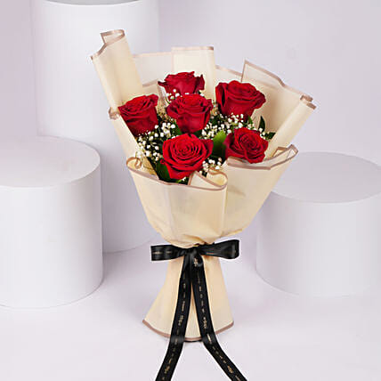 Bunch Of Ravishing Roses: Flower for Him