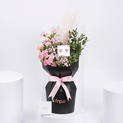 Caroline Svedbom Swarovski Cora Ear Cuff Earrings Crystal: 