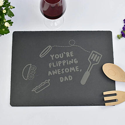  Slate Board for Awesome Dad: Engraved Accessories