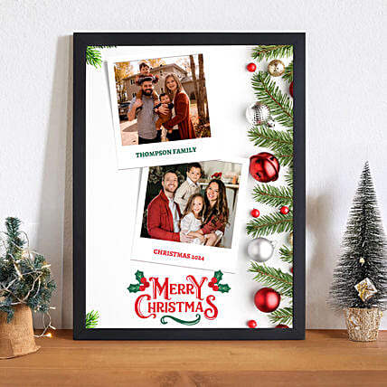 Christmas Cheers Frame: Christmas Ornaments