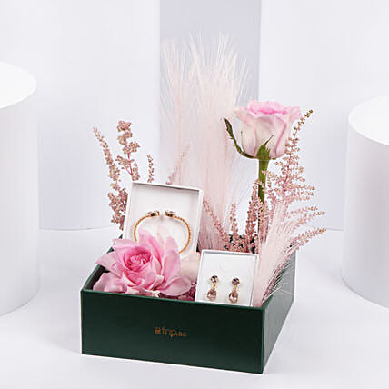 Earring and Bracelet Gift set for her: Gifts to Wife