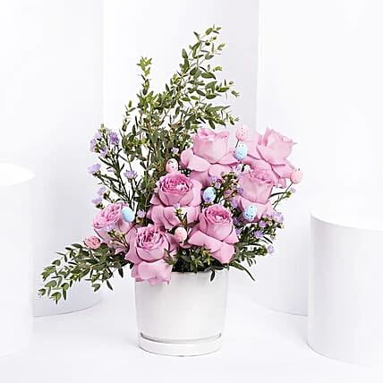 Easter Night Angel Arrangement: Easter Flowers 