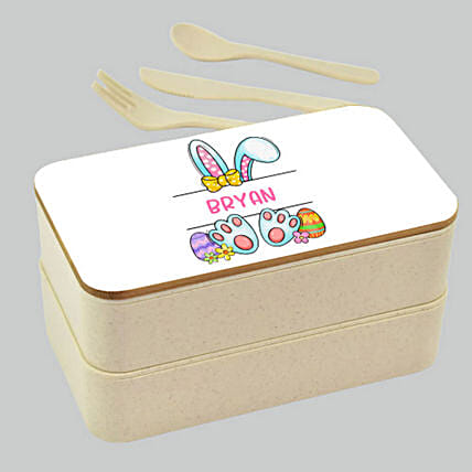 Easter Themed Personalised Lunchbox: Easter Gifts 
