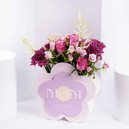 Elegant Mothers Day Floral Box: Mother's Day Gifts