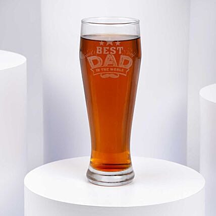 زجاج طويل القامة محفور للأب: 