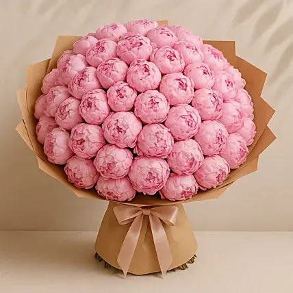Everlasting Love Peonies Bouquet: 