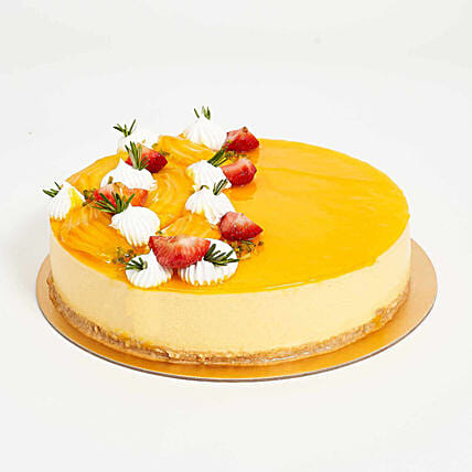 Exotic Mango Cheese cake: Cheesecakes 