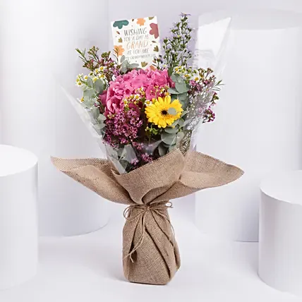 Grandparents Day Wishes Flowers Bouquet: Grandparents Day Gifts