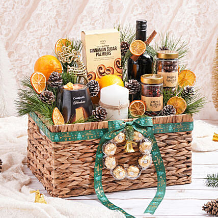 Festive Foodie Premium Hamper: Christmas Gifts for Him