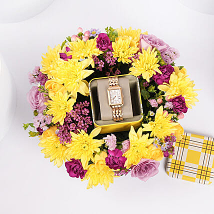 Fossil Raquel Gold Tone Watch For Her: Fossil Watches