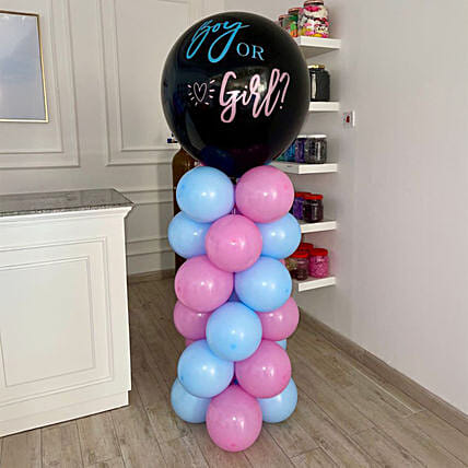 Geneder Reval Balloons Pillar: Helium Balloons Delivery