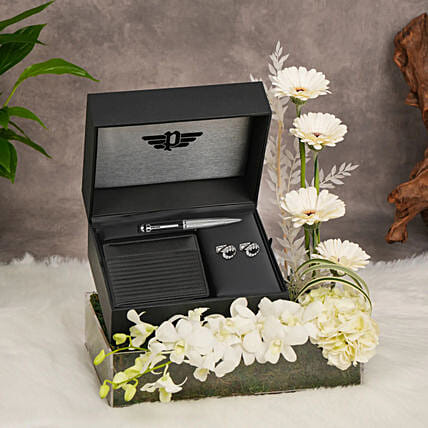 Gentleman's Combo Of Police Accessory And Flowers: Accessories