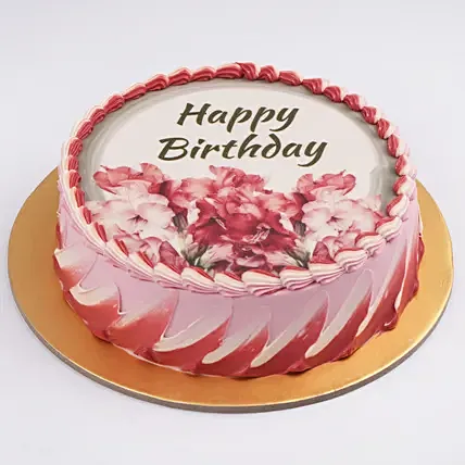 Gladiolus Delight Cake: Birthday Cakes Chocolate