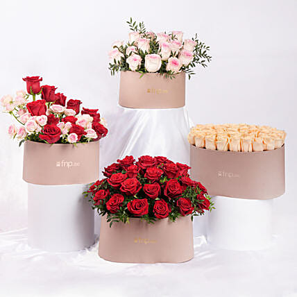 جرعة حب مضاعفة | بوكسات ورود الحب: باقات ورد أبيض اونلاين 