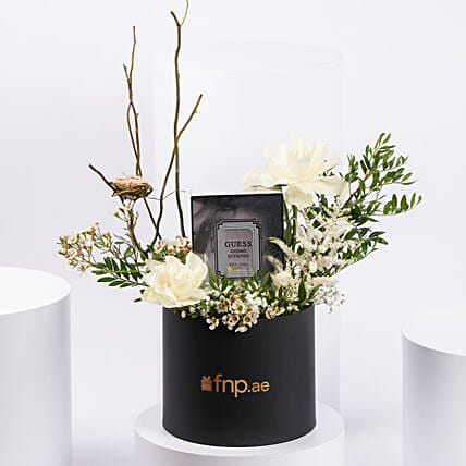 عطر رجالي جيس أومو إنتينسو أو دي بارفان مع بوكس ورد: هدايا عطور اونلاين 