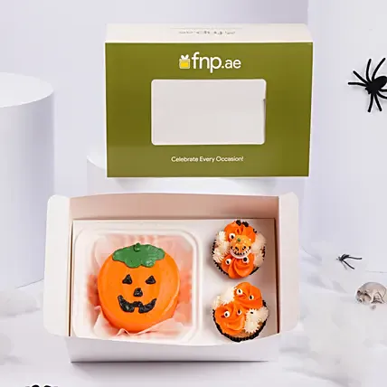 Halloween Bento Cake And Cupcakes: Halloween Cakes in Dubai
