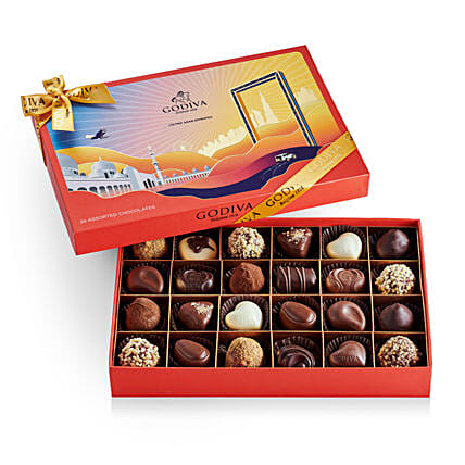 National Day Gift Box By Godiva 24pcs: National Day Chocolates
