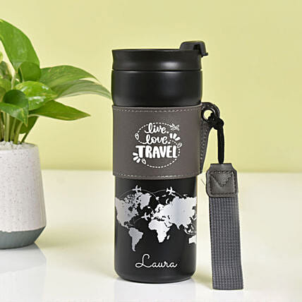 Live Love Travel Personalized Water Bottle: Bhai Dooj Personalised Gifts