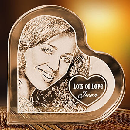 Love You Personalised Plaque: Personalised Gifts for Girlfriend