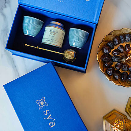 Mini Tea Set Green With Herbal Infusions: Food Gifts