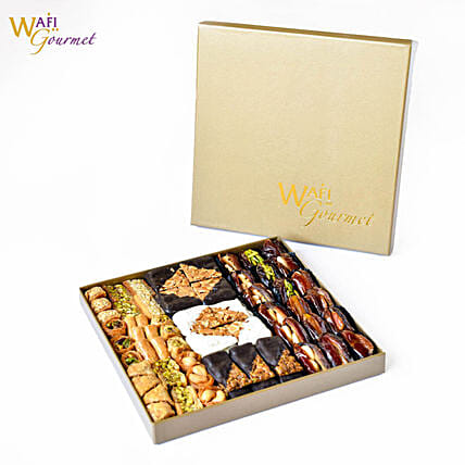 Mixed Sweets and Dates Box By Wafi: 