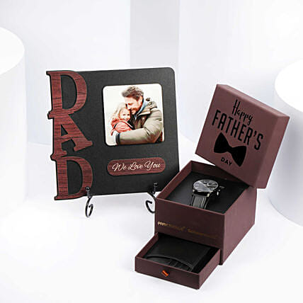Park Avenue Watch And Wallet Set With Frame: Accessories