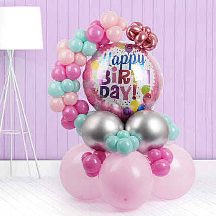 Party Perfection brithday balloons for her: Helium Balloons Delivery