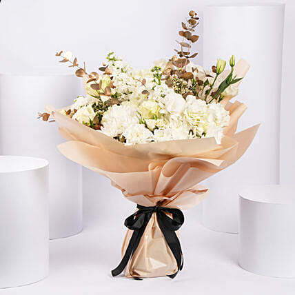 Peaceful Wishes Flower Bouquet: Eid Gifts 