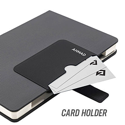 Personalised Wireless Chargepad Notebook: Birthday Personalised Gifts