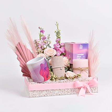 Pink Ocean Hamper: New Arrival hampers