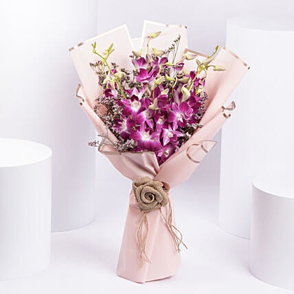 Pink Orchids Bouquet: flowers
