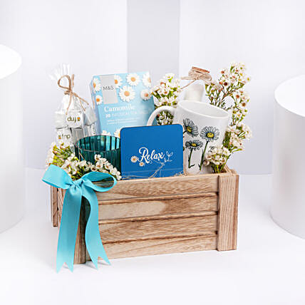 Relax and Welcome New Beginnings Gift Box: Personal Care Products